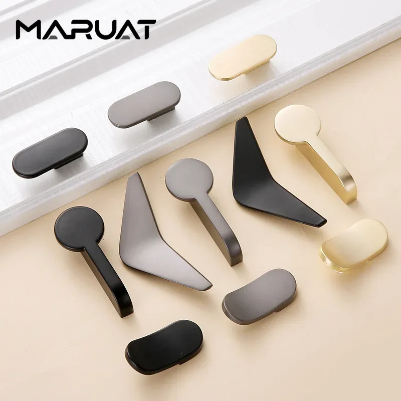 Furniture Home Hardware - Zinc Alloy Modern Gold Black Closet