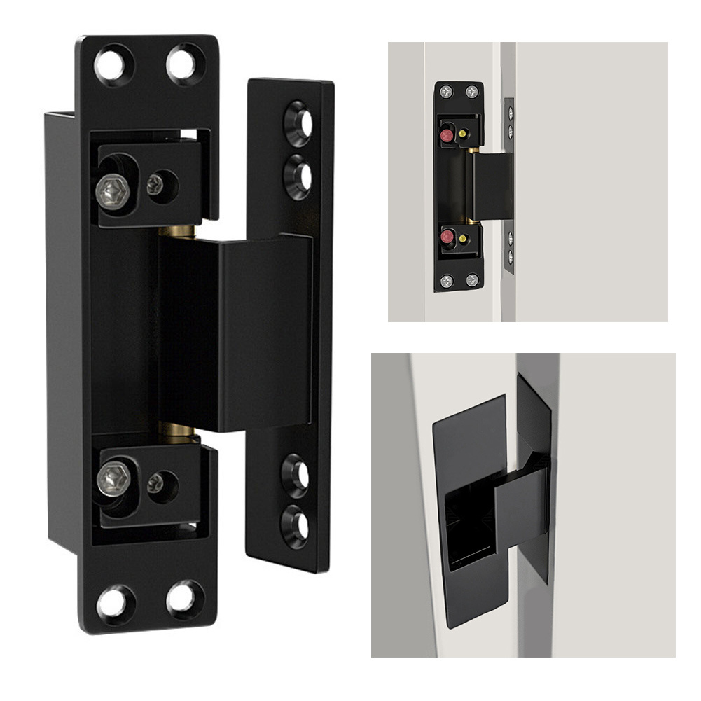 Furniture Hardware Hinges - 1Pcs Black Door Hinges Invisible Door