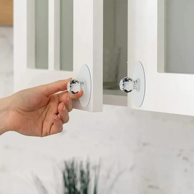 Furniture Home Hardware - Shimmering Crystal Door Knobs & Hooks