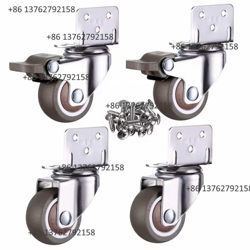 4Pcs Soft Rubber Quiet Swivel  - огляд і ціна Furniture Hardware