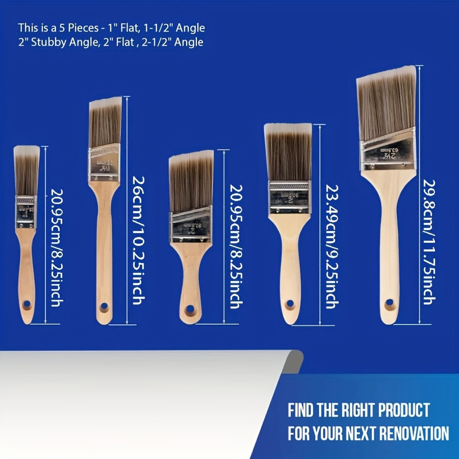 5Pcs High Quality Paint Brush  - огляд і ціна Furniture Home Hardware