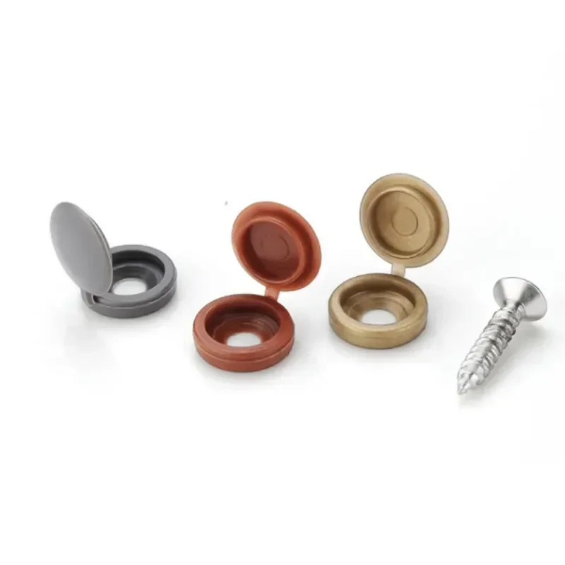Hinged Plastic Screw Cap Cover - огляд і ціна Furniture Hardware Hinges