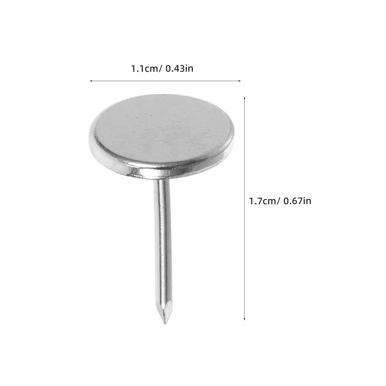 50 Pcs Carpet Tacks Flat Head  - огляд і ціна Furniture Upholstery Hardware