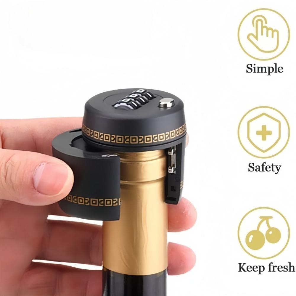 Reusable Wine Bottle Lock Keep - огляд і ціна Furniture Home Hardware