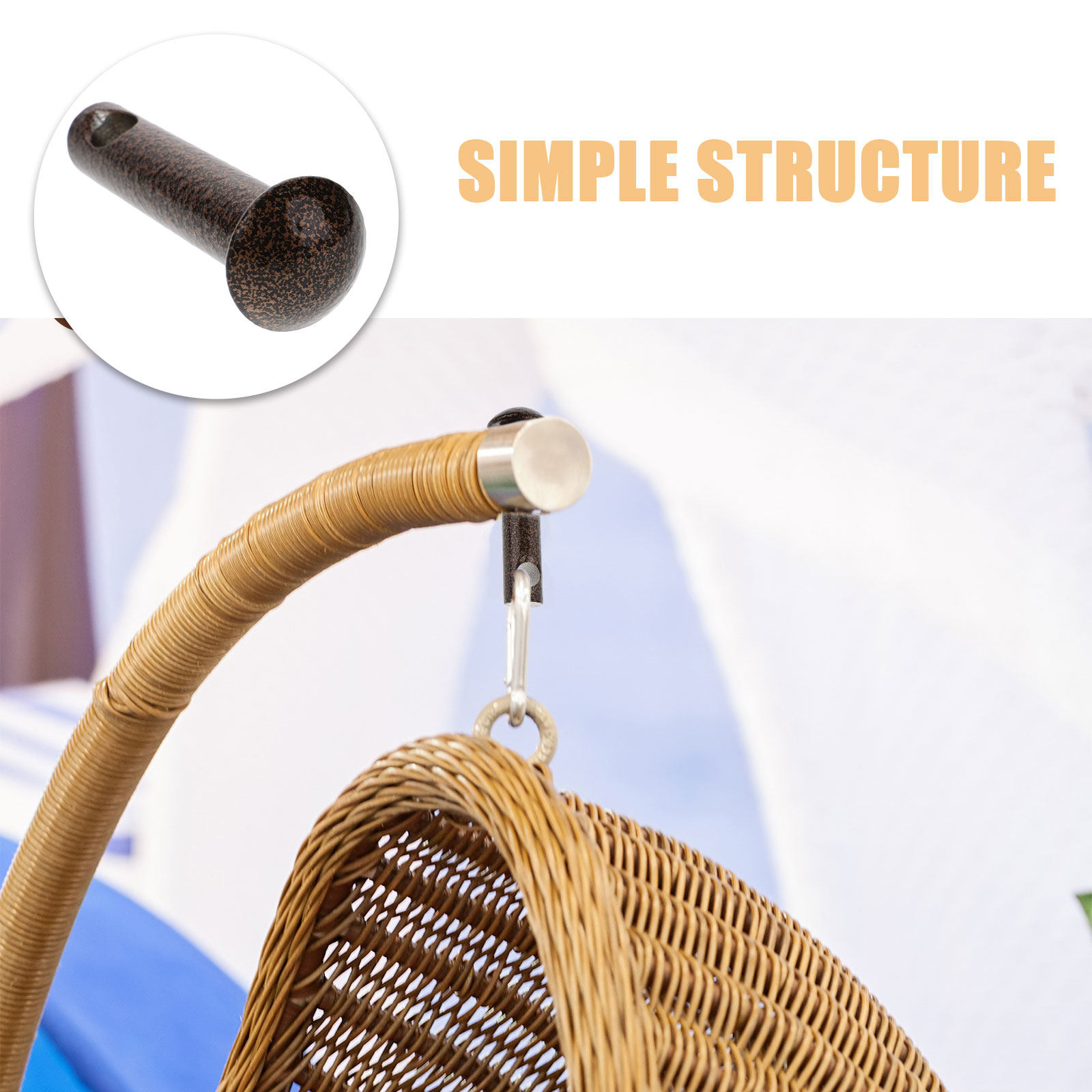 2Pcs Hammock Chair Pin Plug He - огляд і ціна Furniture Hardware