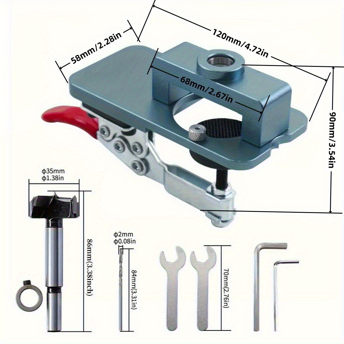 35mm Hinge Jig - Precise Borin - огляд і ціна Furniture Hardware Hinges