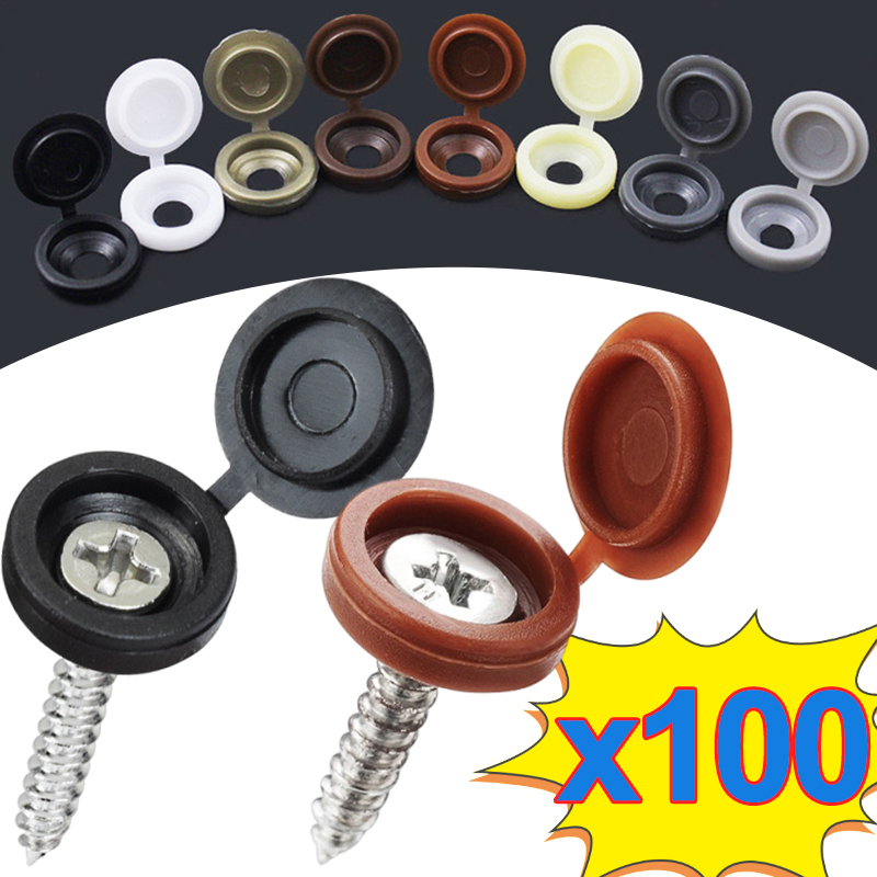 10/500pcs Screw Decorative Cap - огляд і ціна Furniture Hardware Hinges