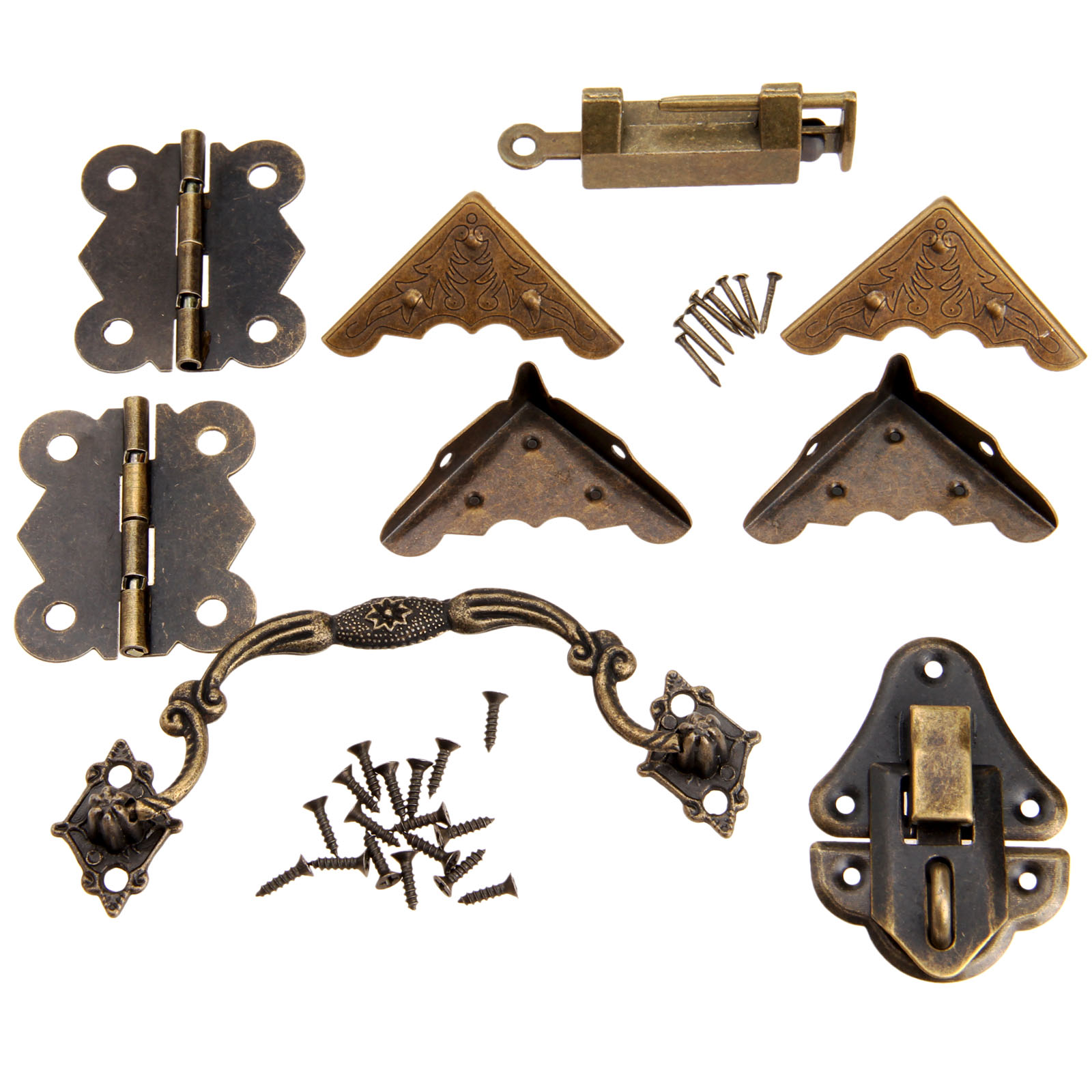 9Pcs/set Furniture Fittings Ch - огляд і ціна Furniture Hardware Hinges